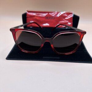 HUGO Women's Bold Red Sunglasses